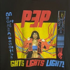 PEP tour 22-23 graphic Tshirt Lights